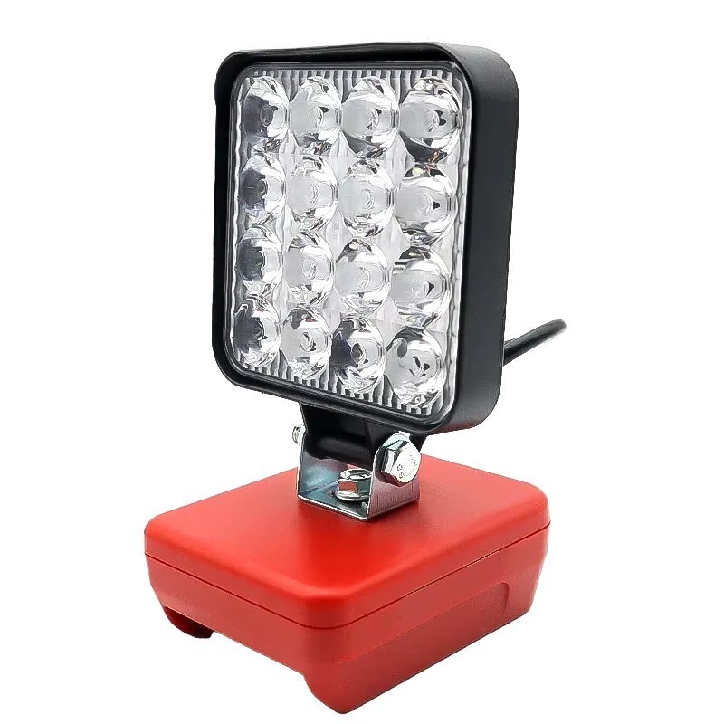 Portabel LED Spotlight för Milwaukee 18V Batteri - Sladdlös 4-tums Arbetslampa