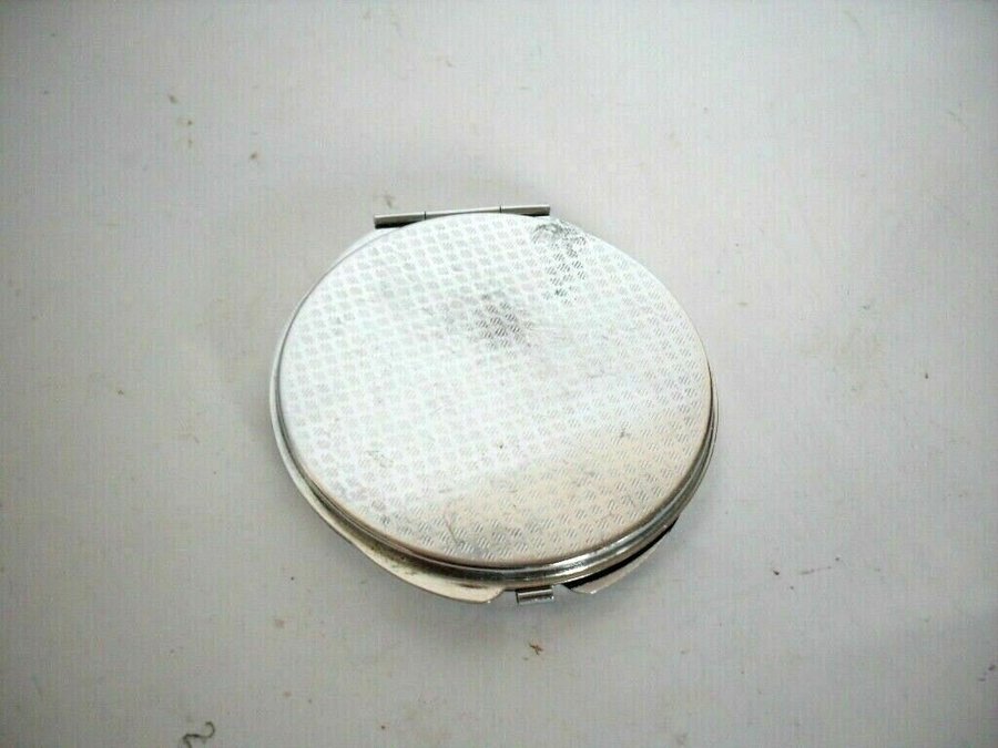 Vintage Folding Pocket Mirror with Magnification