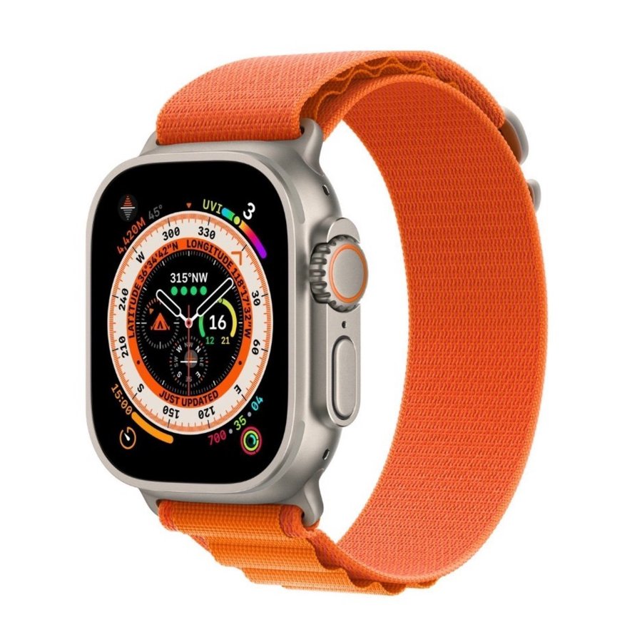 ORANGE NYLON Apple Watch 42/44/45 mm Armband