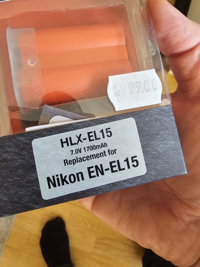 Hähnel HLX-EL15 Batteri till Nikon EN-EL15