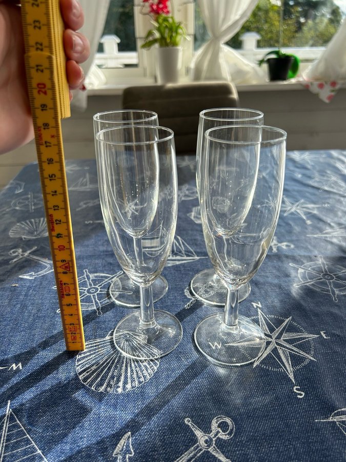 4 st champagneglas