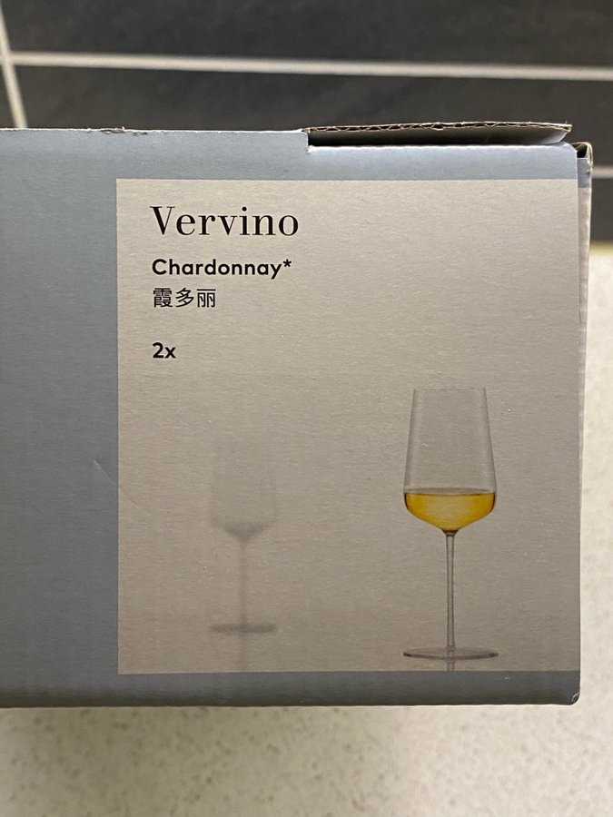 Zwiesel Vervino Chardonnay vinglas vitvinglas 6st nya