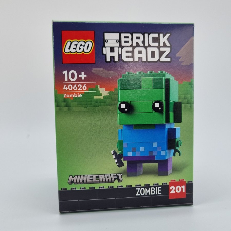 FAST PRIS! 40626 LEGO BrickHeadz Minecraft Zombie NY