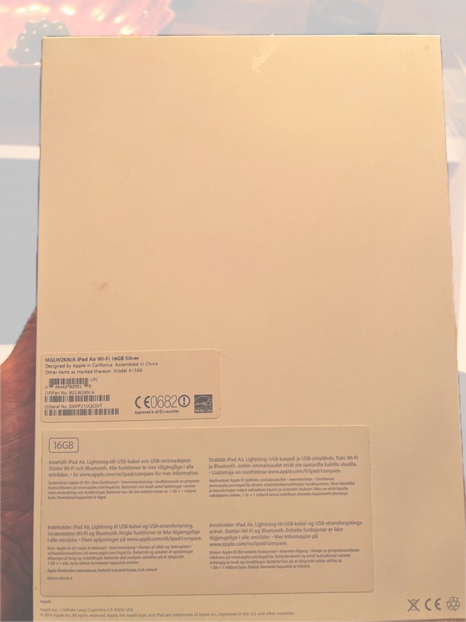 iPad Air Wi-Fi 16GB Silver