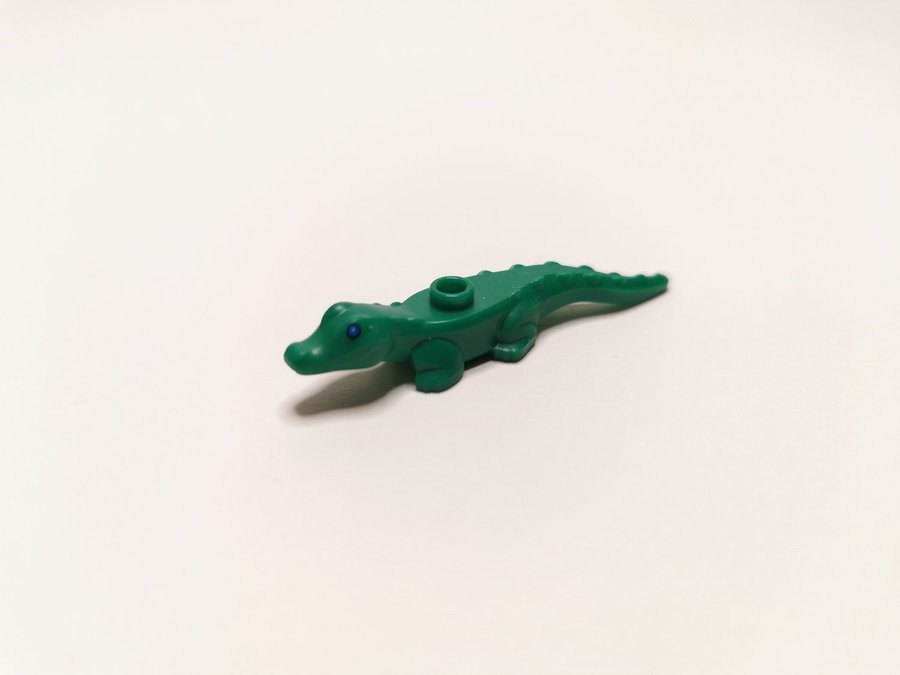 Lego - djur - alligator - krokodil - baby - part 78532pb01 - grön