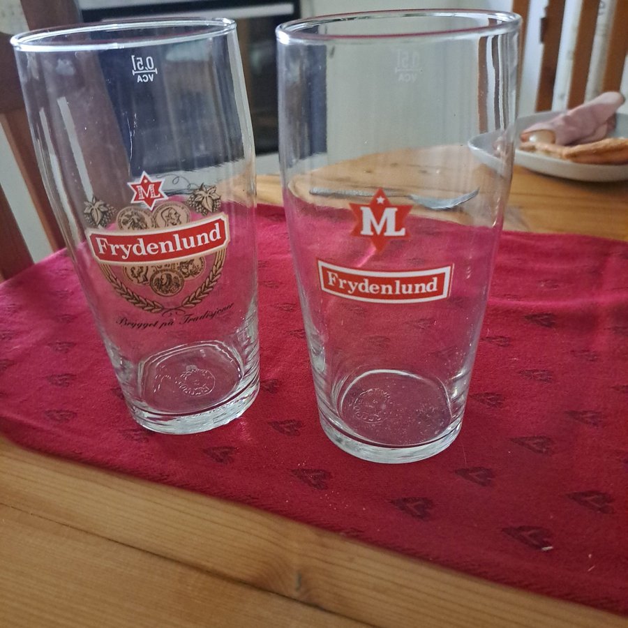 Frydenlund glas. 2 st.