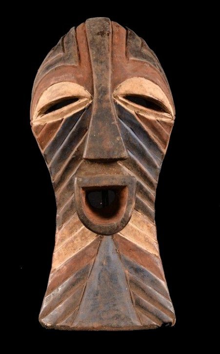 Afrikansk Songye-Kongo mask