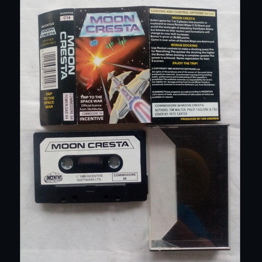 Moon Cresta (Incentive Software) - Commodore 64 / C64 Spel