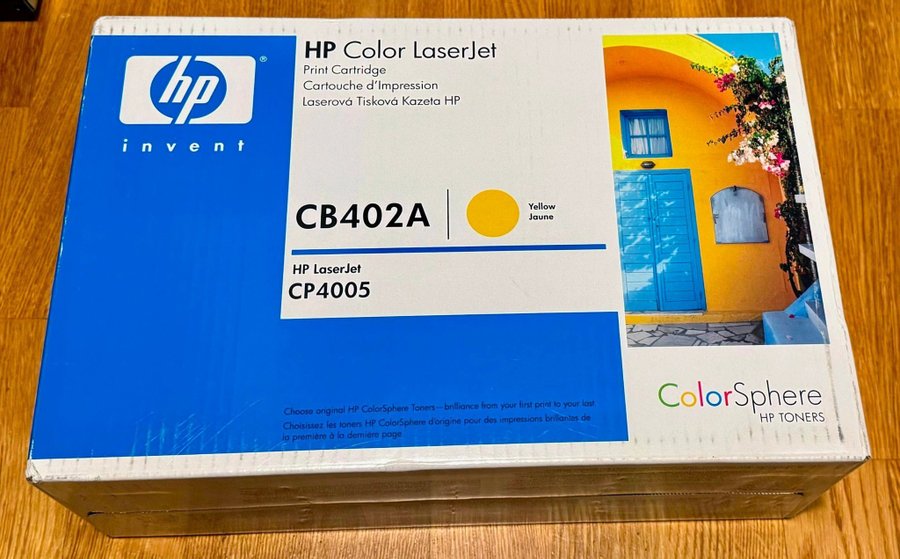 HP Color LaserJet CB402A Gul Tonerkassett