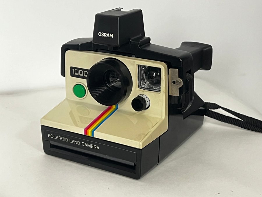 Polaroid Land Camera med blixt