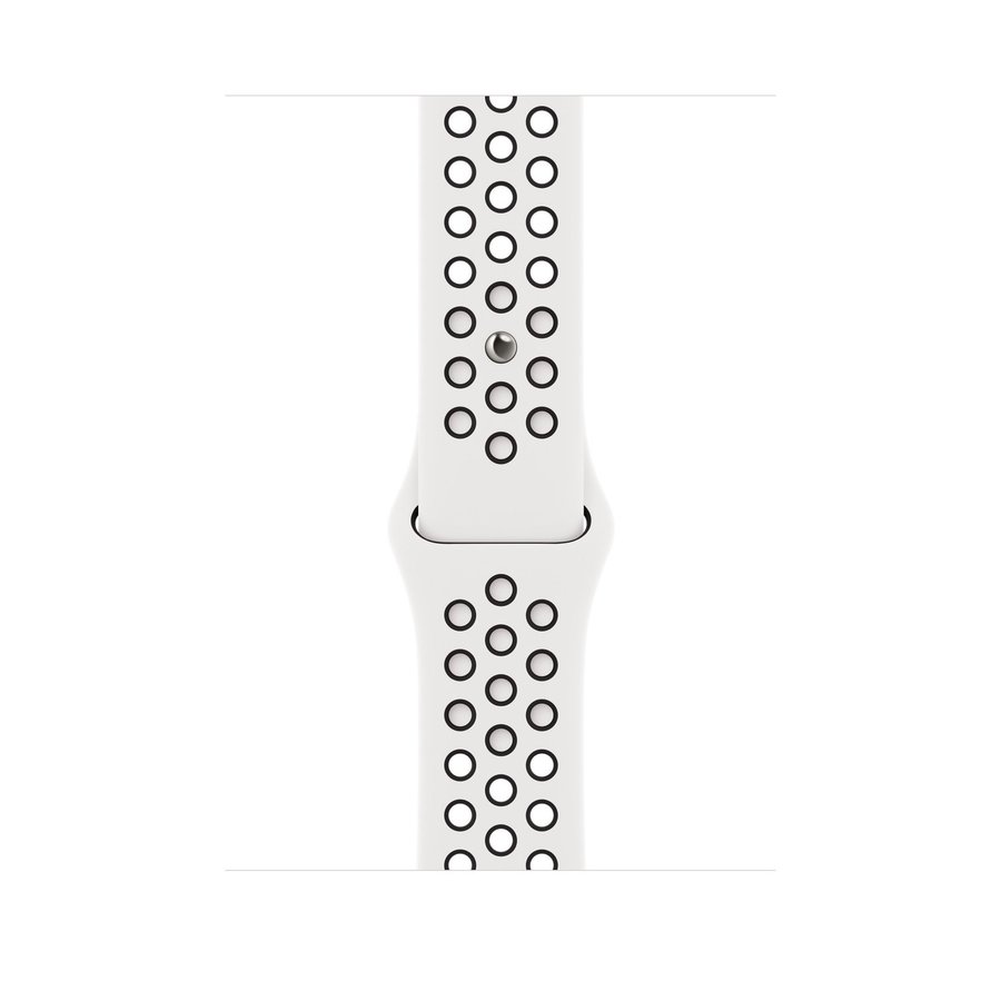 Sportband 44/45/46/49mm (M/L) Apple Watch Armband - VIT / SVART