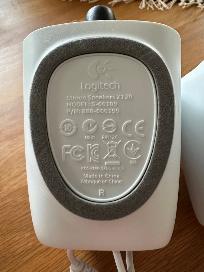 Logitech stereo högtalare Z120