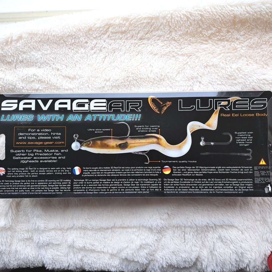 Savage Gear LB Real Eel 40cm / 147g+9g