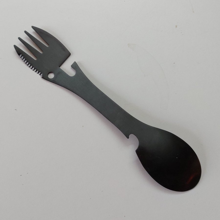 Multiverktyg "spork" i rostfritt stål