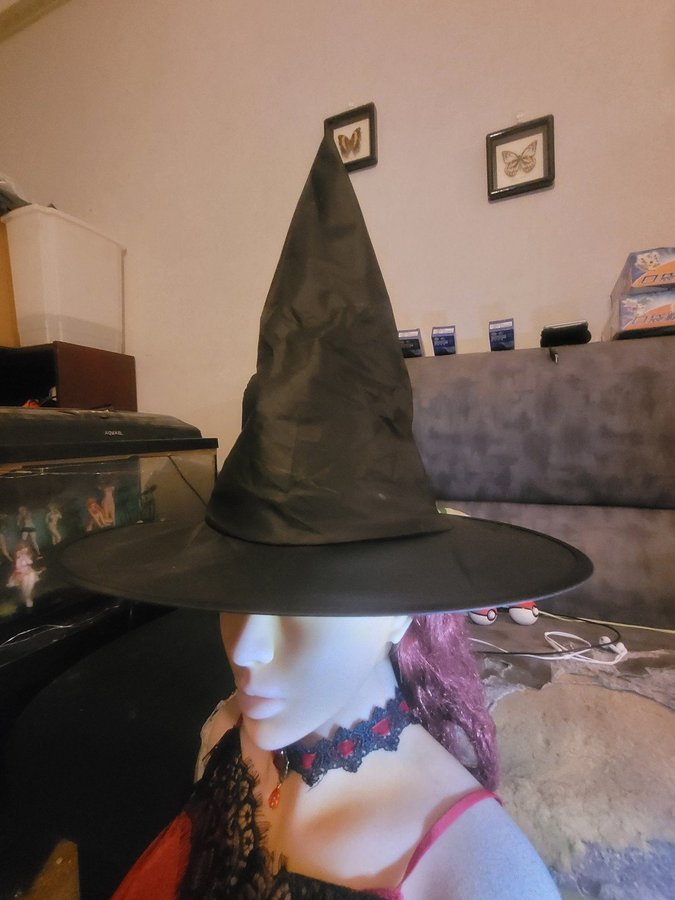 Häxa witch hatt cosplay maskerad halloween