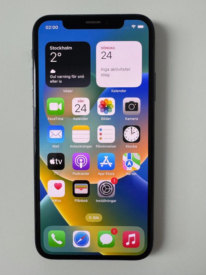 iPhone X Svart 64 Gb