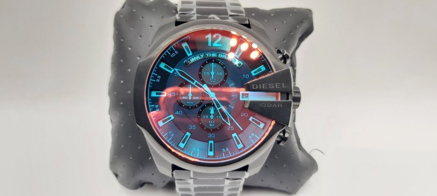 Diesel Mega achief herenhorloge nieuw