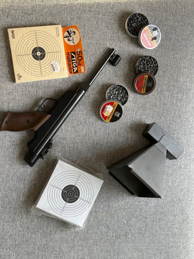 Diana luftpistol + diabolo mm….