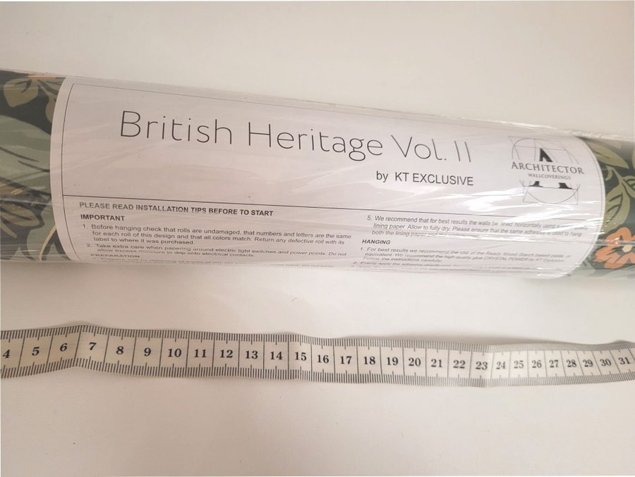 Tapet British Heritage Vol II av KT Exclusive Tapetrulle Rulle