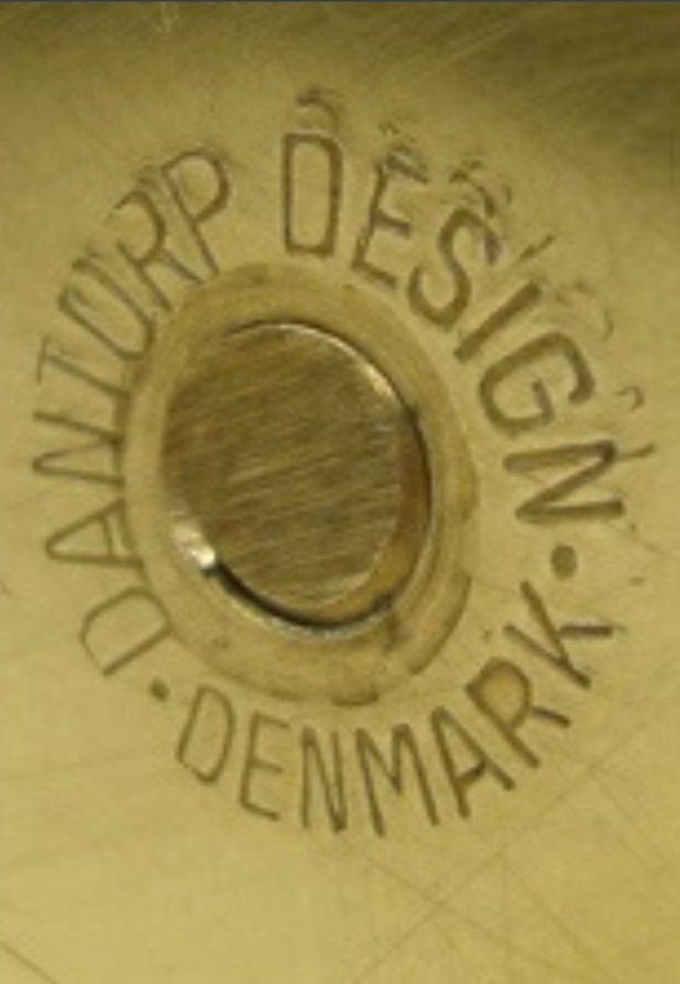 2 st ljusstakar i mässing Danntorp Design Denmark