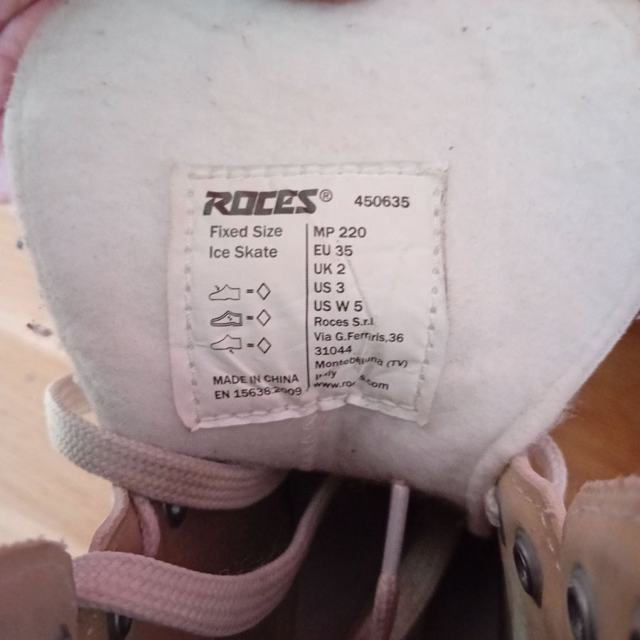 Roces Ice Skates Size EU 35