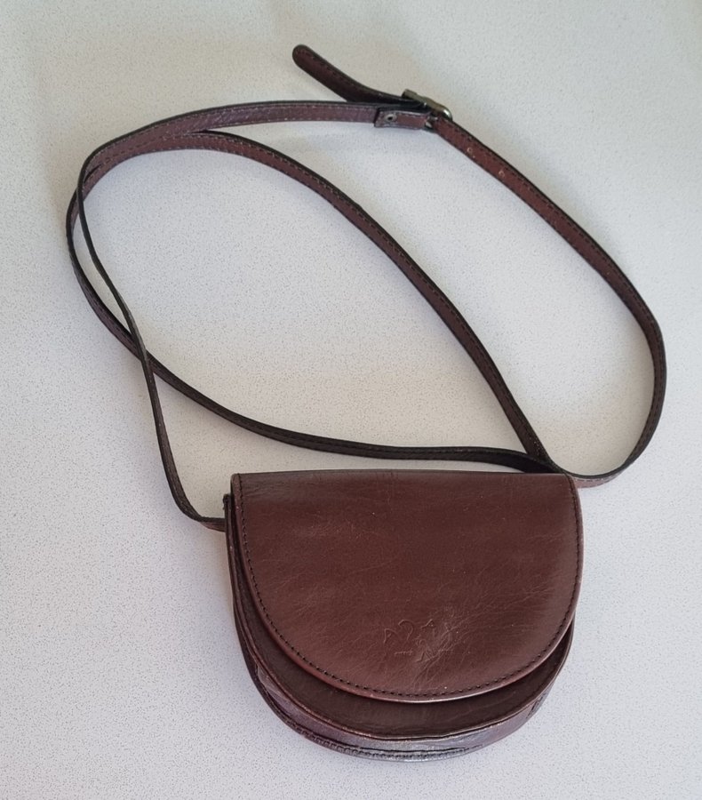 ADAX Handväska Sadelväska Crossbody Vintage Axelremsväska