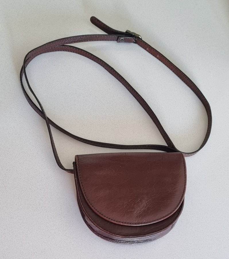 ADAX Handväska Sadelväska Crossbody Vintage Axelremsväska