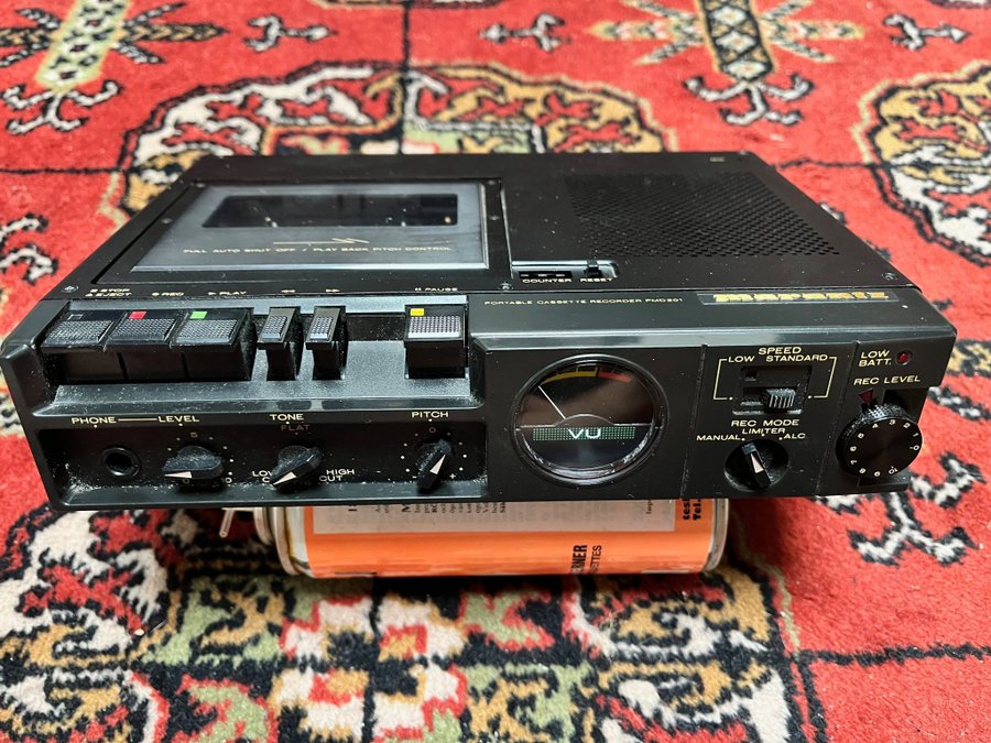 Marantz PMD201 Portable Cassette Recorder