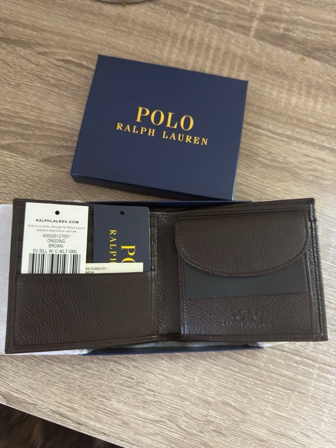 Polo Ralph Lauren läder plånbok *OANVÄND*