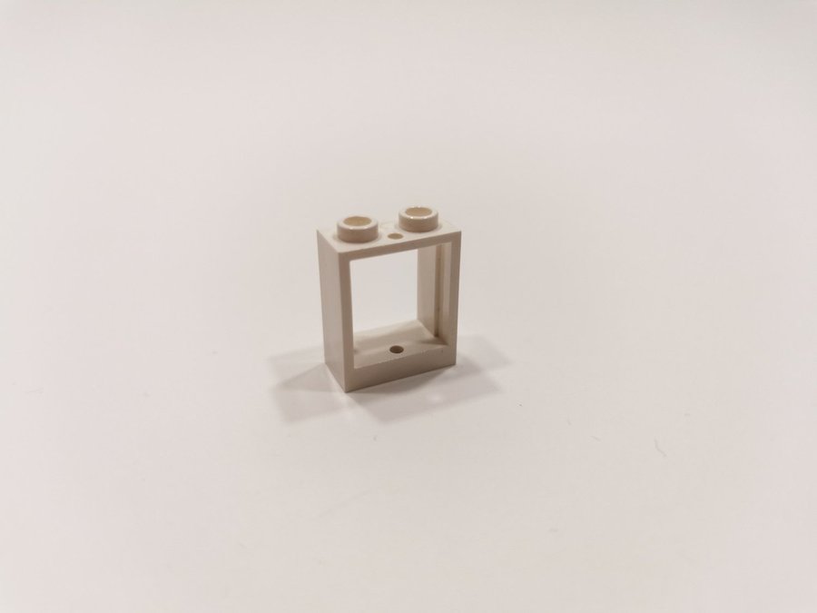 Lego - fönster - karm - 1x2x2 - part 60592 - vit