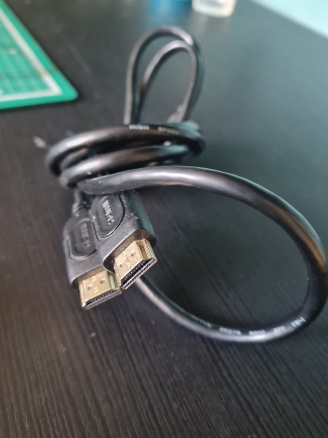 HDMI 1m guldplätterad