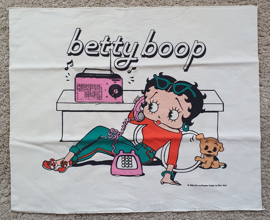 Vintage Betty Boop örongott. Borås 80- tal