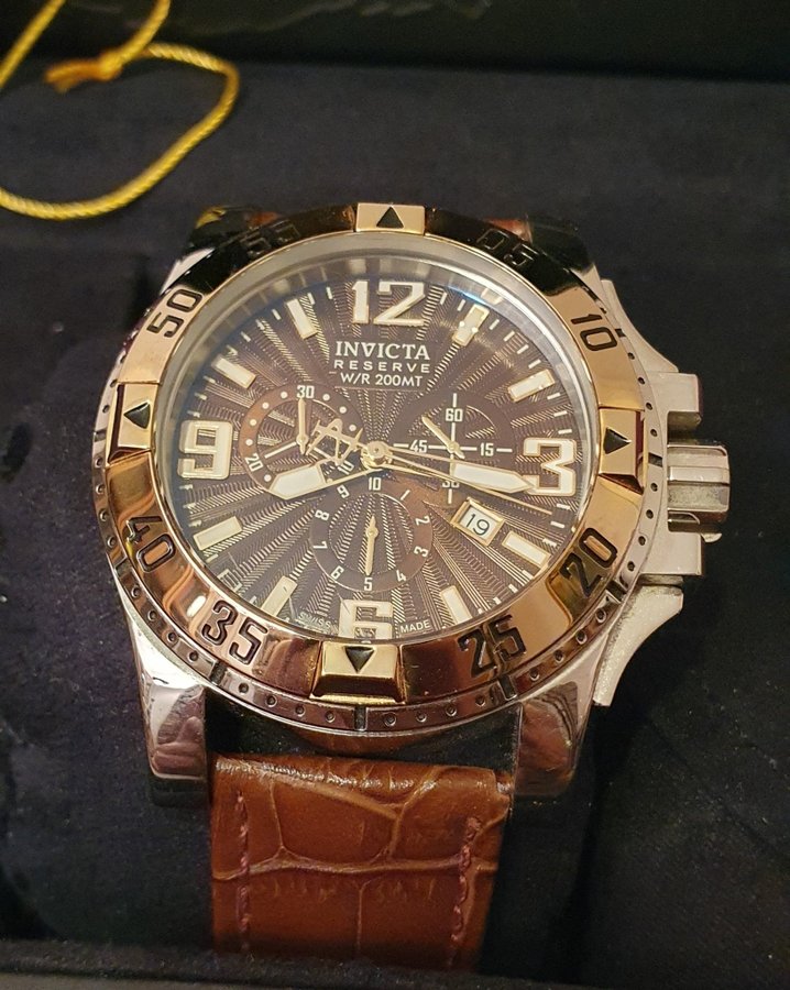 Invicta Reserve Excursion - Herrarmbandsur 50 mm i original box