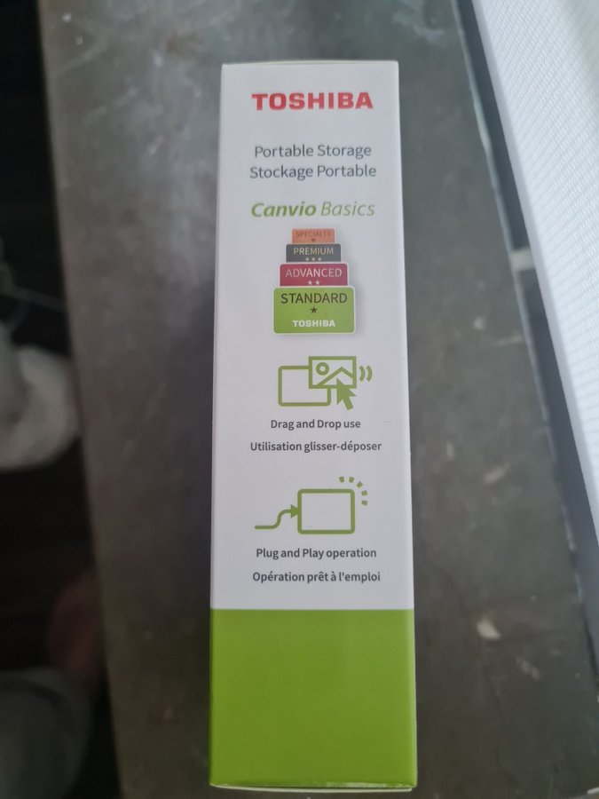 Toshiba portable storage canvio basics