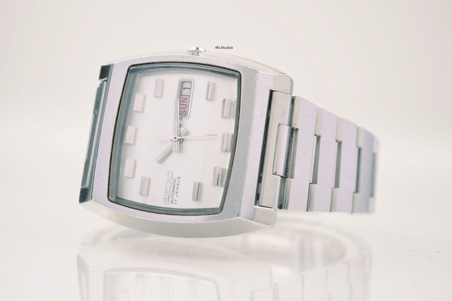 SEIKO "TV" / 6309 - Automatiskt ur från 1977 Januari i mycket fint skick.