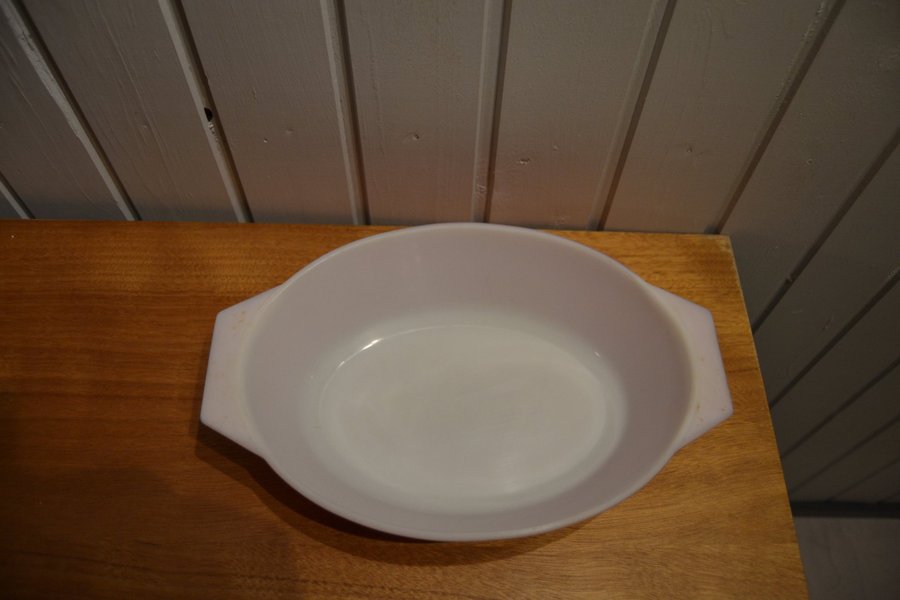 Glasform oval, karott, JAJ Pyrex, fint skick! 24*18 cm , bruksskick!