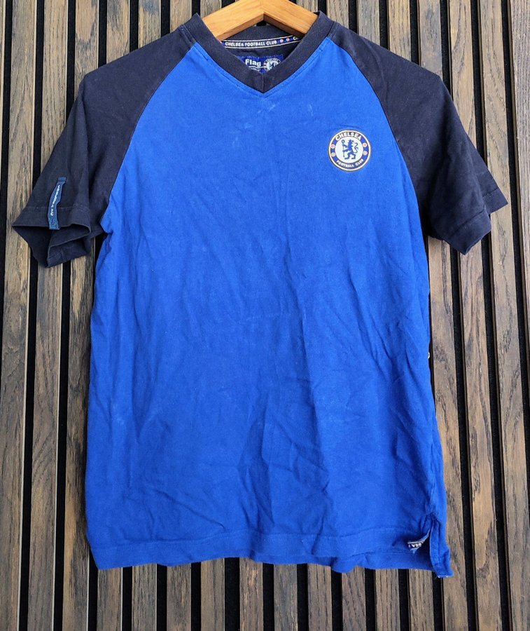 Blue Flag CHELSEA blå t-shirt storlek S Fotbollströja