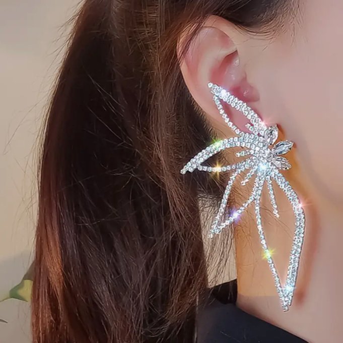 Örhängen för festen med Rhinestones, NYA