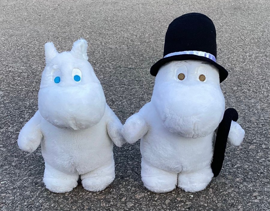 Stor MUMIN och MUMINPAPPAN MOOMIN