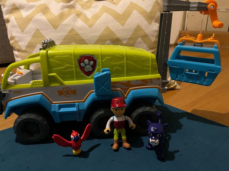 Paw Patrol Räddningsfordon med figurer