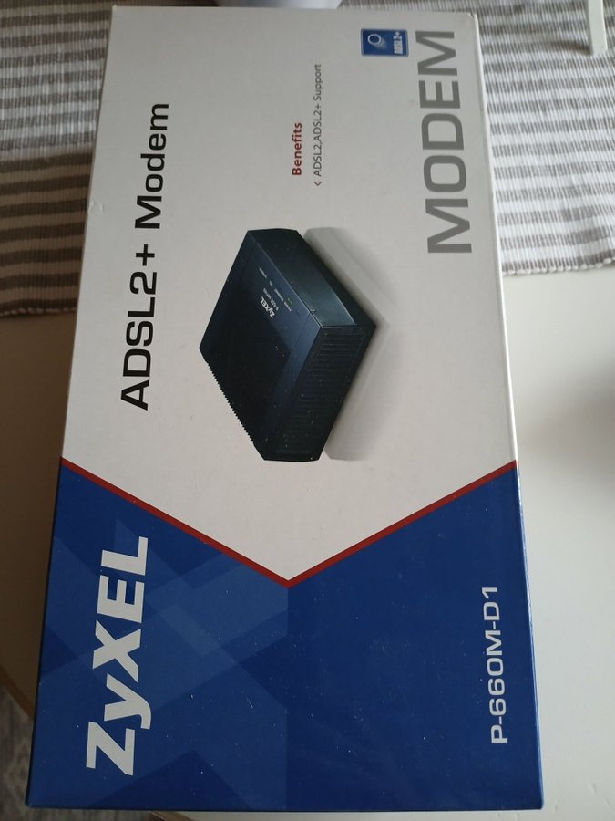 Zyxel ADSL2+ modem