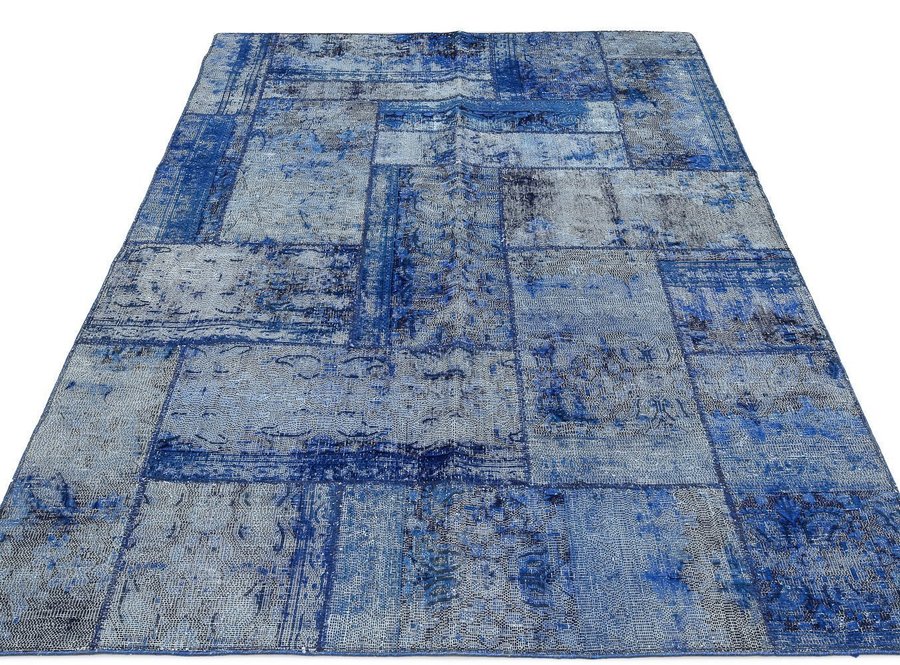 Carpet patchwork, ca 218x160 cm