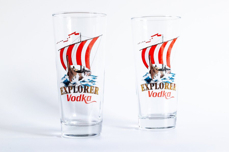 2 st Explorer Vodka glas