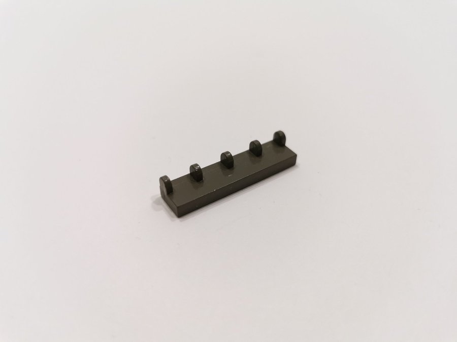 Lego - hinge - ledad - fäste - 1x4 - part 4625 - mörkgrå (old dark gray)