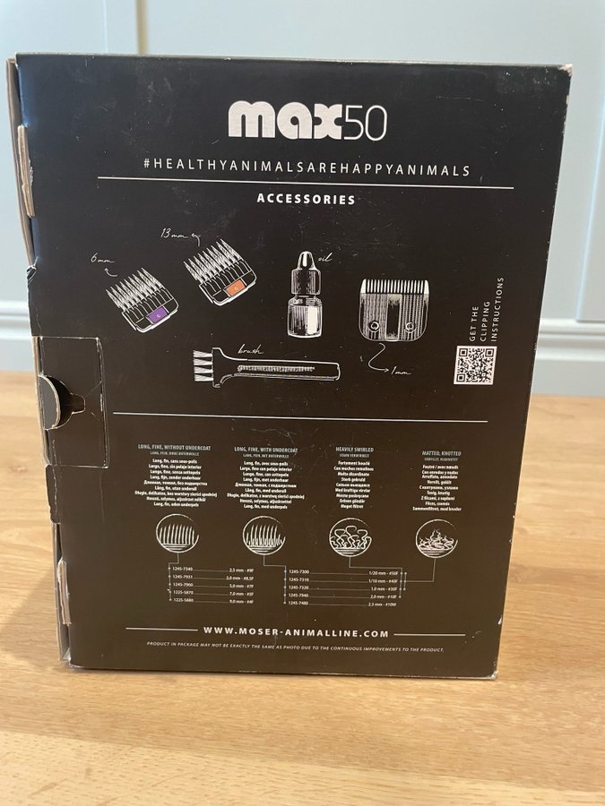 Moser Max 50, Hundtrimmer, trimmer, Animal Clipper