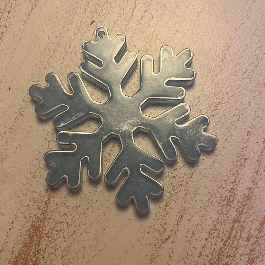 Snygg snöflinga dekoration DIY