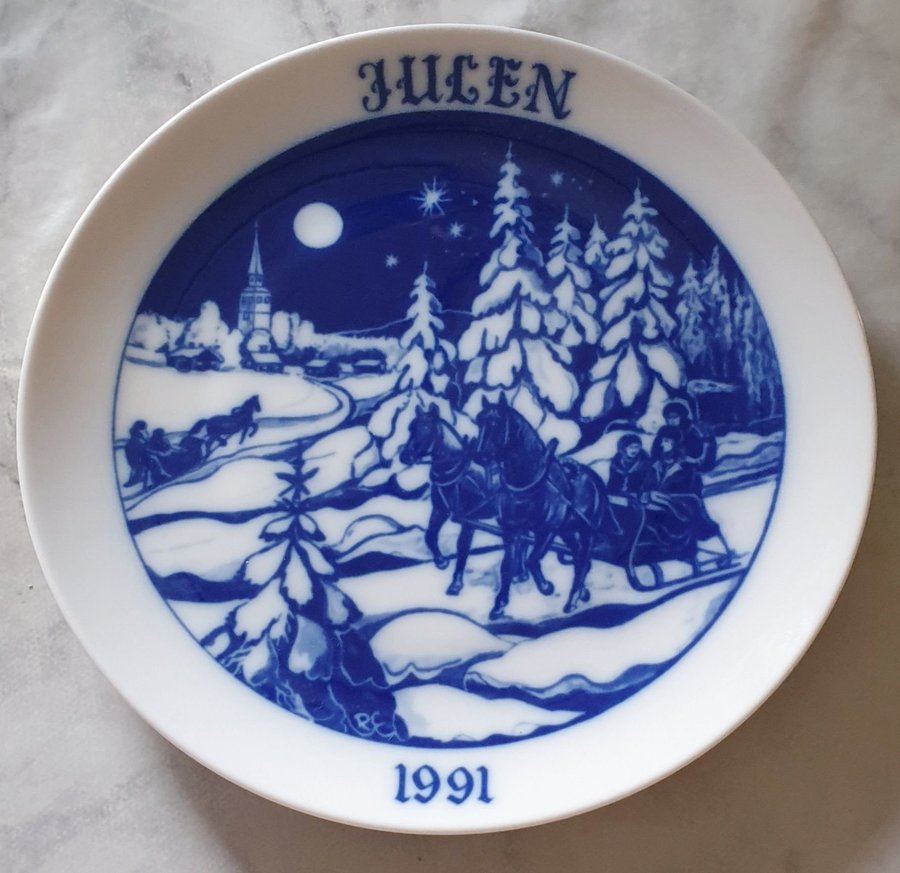 Julen 1991 - Hackelfors Jultallrik utrop 1 kr