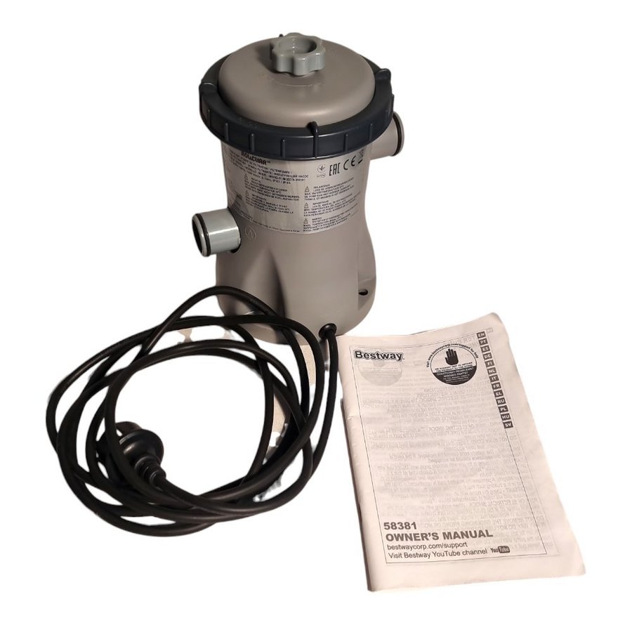 Bestway Poolpump som pumpar 1249 L/h - Art.nr 58381