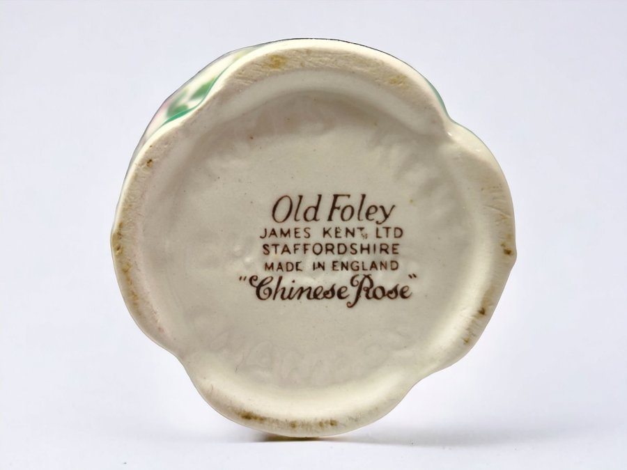 ’Chinese Rose", Old Foley, Staffordshire, England Antik vas, kanna