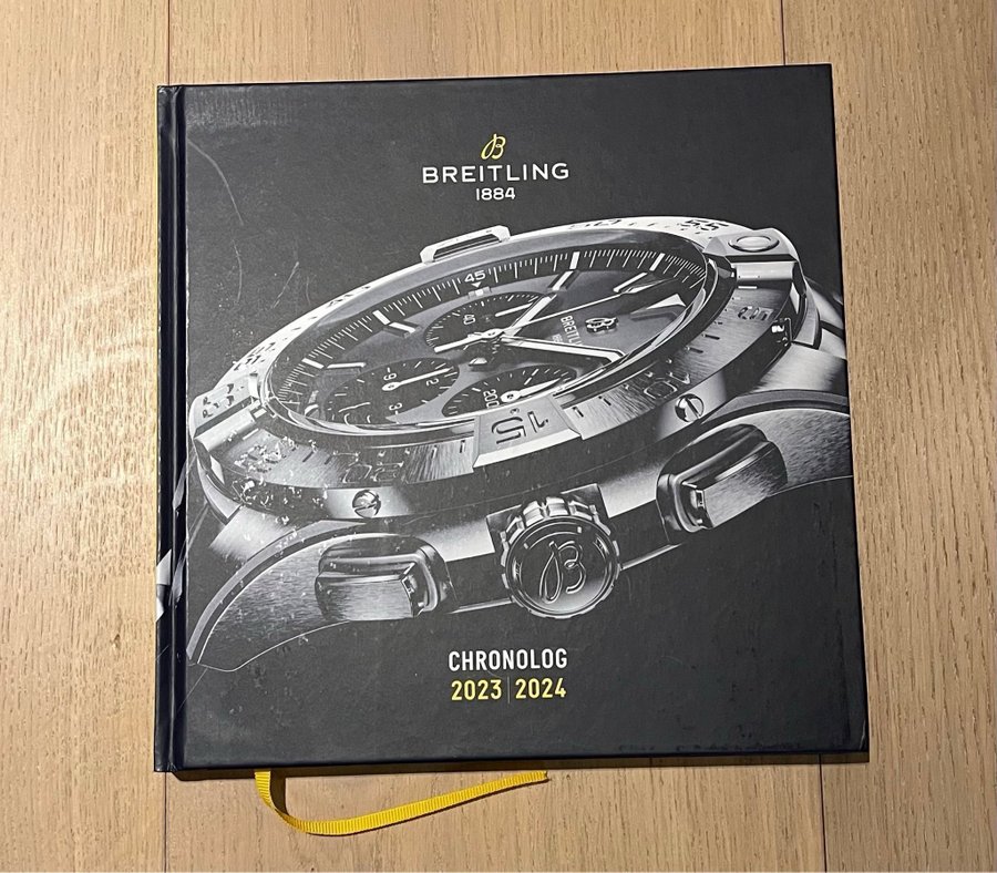 Ny Breitling Chronolog bok / watch book / klockbok 2023-2024